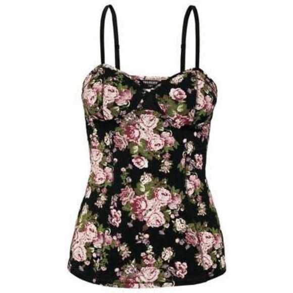 Aritzia Talula Floral Bustier Tank - Picture 1 of 4